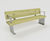 Langley timber-slatted top and steel seat - LST108 2