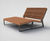 v56 hardwood and steel sun lounger 1