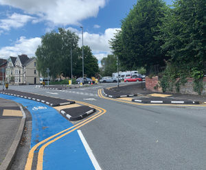 RediKerb - flexible recycled rubber surface-mounted kerbing