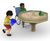 Octagonal Raised Timber Sandpit (CP-OCS) 1