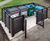 Normandy - recycled plastic louvered bin shelters 1