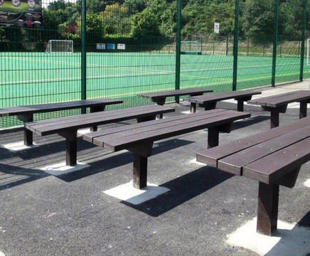 Sofia Bench - recycled plastic outdoor seating for parks and gardens