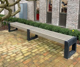 Canvas 360 - recycled plastic 3.6m straight bench - on this page