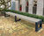 Canvas 360 - recycled plastic 3.6m straight bench 0