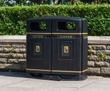 Jubilee Duo 220 double litter bin - on this page