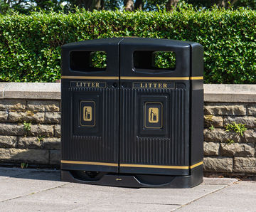 Jubilee Duo 220 double litter bin