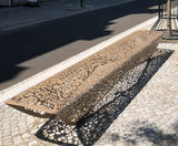 OSSO contemporary mild steel bench - on this page