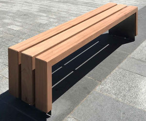 Wood BLOC heavy-duty hardwood bench