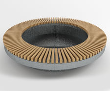 TOPHAT planter bench