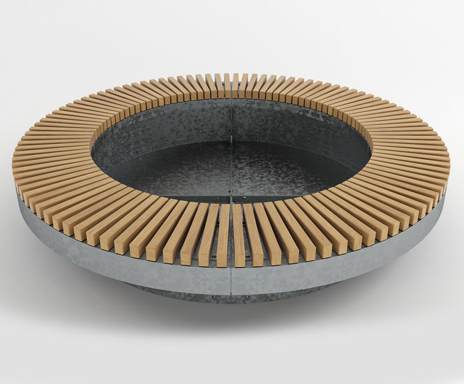 TOPHAT planter bench