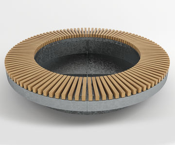 TOPHAT planter bench