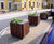 Florium Planter - steel and timber outdoor planter for public spaces 0