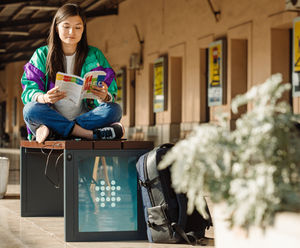 Steora City solar-powered bench