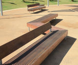 Woody Bench - timber modular outdoor bench - on this page