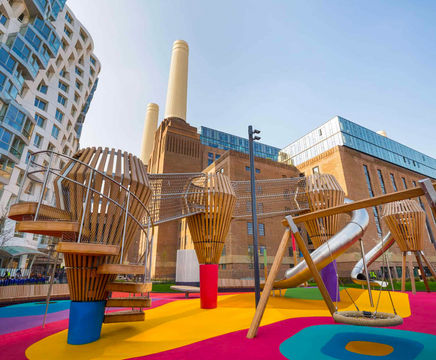 Wetpour rubber crumb playground safety surfacing