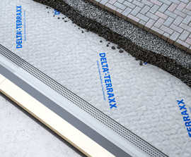 DELTA® Terraxx green roof drainage membrane