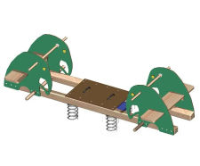 Unique multi-spring rocker jumbo