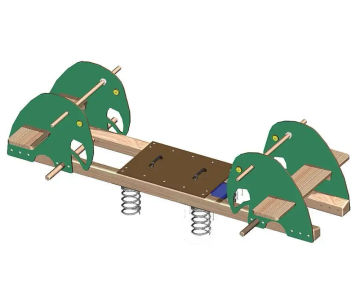 Unique multi-spring rocker jumbo
