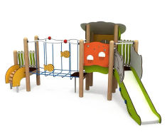 Coral Play Unit - outdoor softwood playground set for children