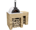 Timber pizza oven tables