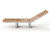 TORD FSC timber and stainless steel lounger 2