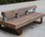 QUAY Double FSC timber and stainless steel seat 1