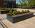 Stratum - aluminium raised planters 6