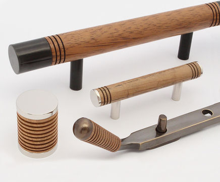 Arbor Range - wood and brass door and window fittings