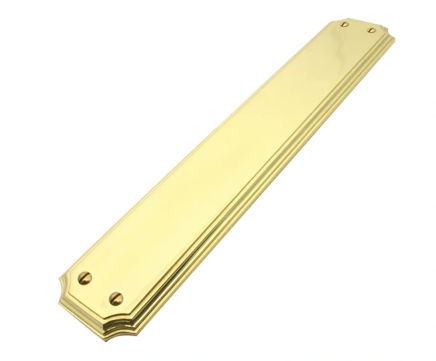 Classic Range - brass push plates