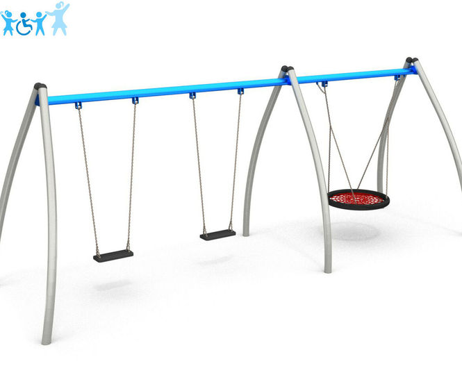 Metal Double Swing With Nest - 7000426