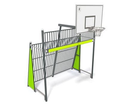 Metal Goal with Basketball Hoop - 7000355
