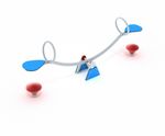 Steel seesaw - 7000318