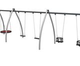 Triple Swing with Nest, Cradle and Flat Seats - 7000520 - on this page