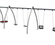 Triple Swing with Nest, Cradle and Flat Seats - 7000520