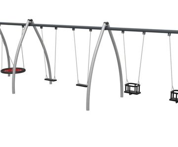 Triple Swing with Nest, Cradle and Flat Seats - 7000520