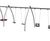 Triple Swing with Nest, Cradle and Flat Seats - 7000520 0