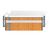 Urbaniq bench with backrest Koa - 7000267 1