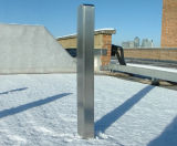 Millennium Bollard - stainless steel rounded-top security post - on this page