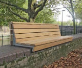 Alta Wall-Top Seating - recycled steel and timber wall-mounted bench - on this page
