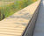 Contor Wall-Top Seating - steel and timber or WPC wall mounted bench 5