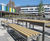 Parallel steel and iroko picnic table 0