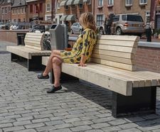 Solid Serif benches