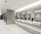 Luxurious washroom facilities for shopping centre refurbishment