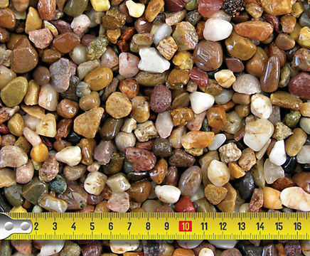 Round gravels for filtration