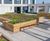 Timber planters and seating for rooftop gardens - Central Quay 5