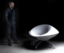 Kirk - concrete chair by RGM