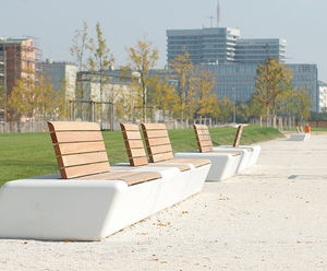 Arpa modular bench - by Concrete Rudolph