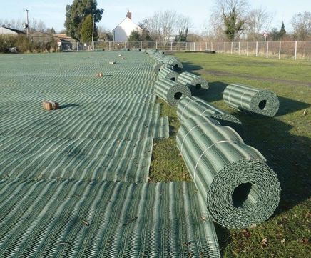 GrassProtecta heavy-duty PU grass reinforcement mesh