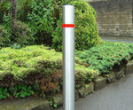 Single Groove Stainless Steel Bollard