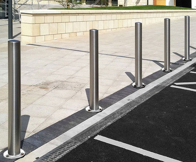 Surface Mounted Stainless Steel Bollard